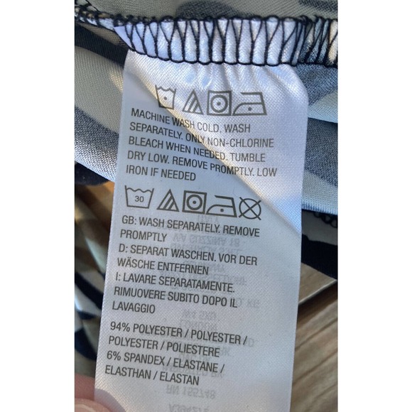 NEW Attitudes by Renee Set of 2 Zebra Knit Godet Top Petite Large Women’s Taupe - Picture 7 of 9